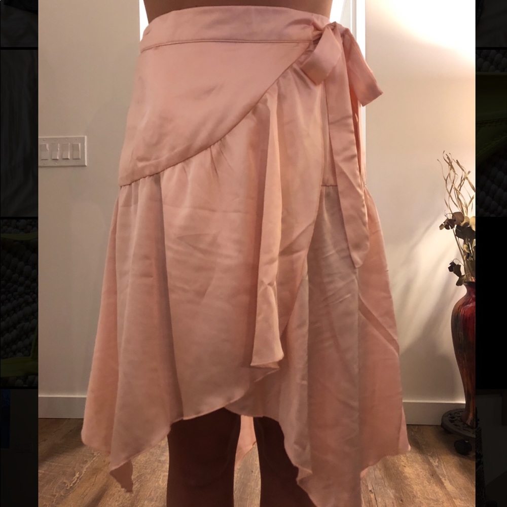 Flowy wrap around skirt